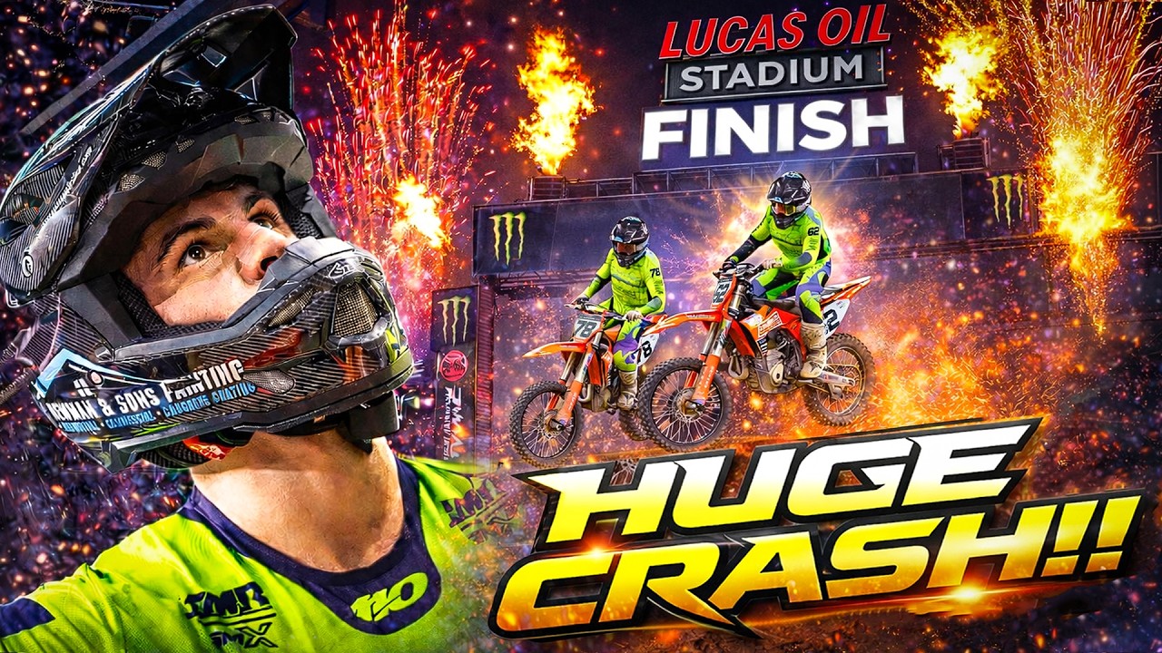 HUGE Crash In Indy!! Rd. 9 Supercross | KMR