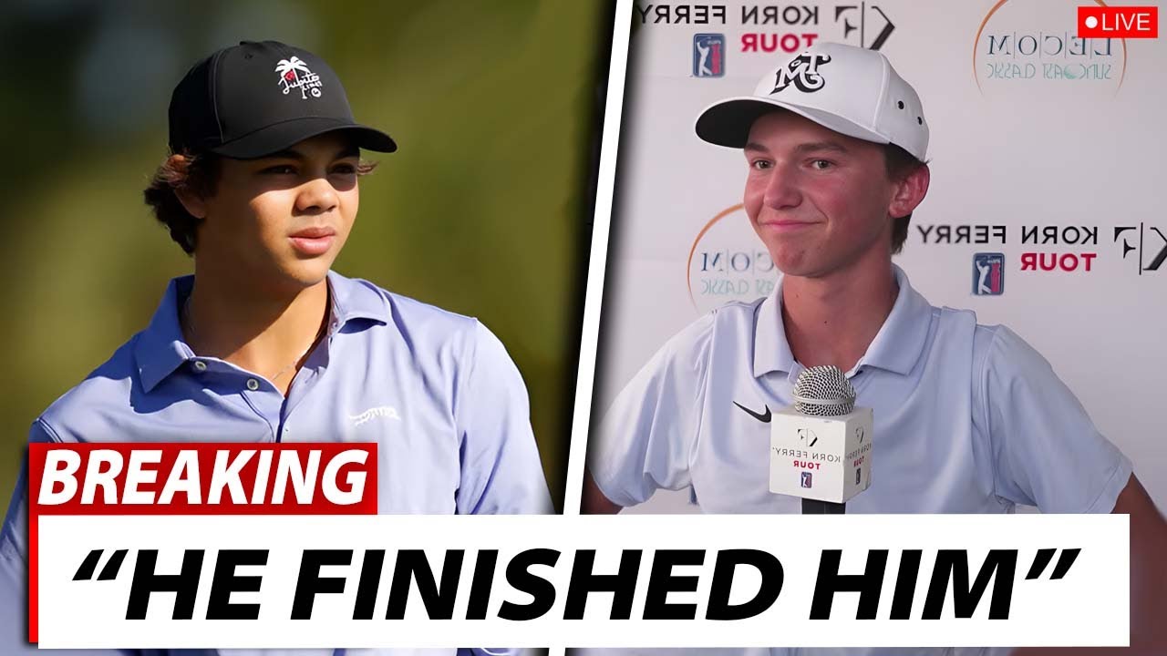 Charlie Woods ERUPTS After Stunning Comeback vs Miles Russell—Last Hole Leaves Golf in Shock!