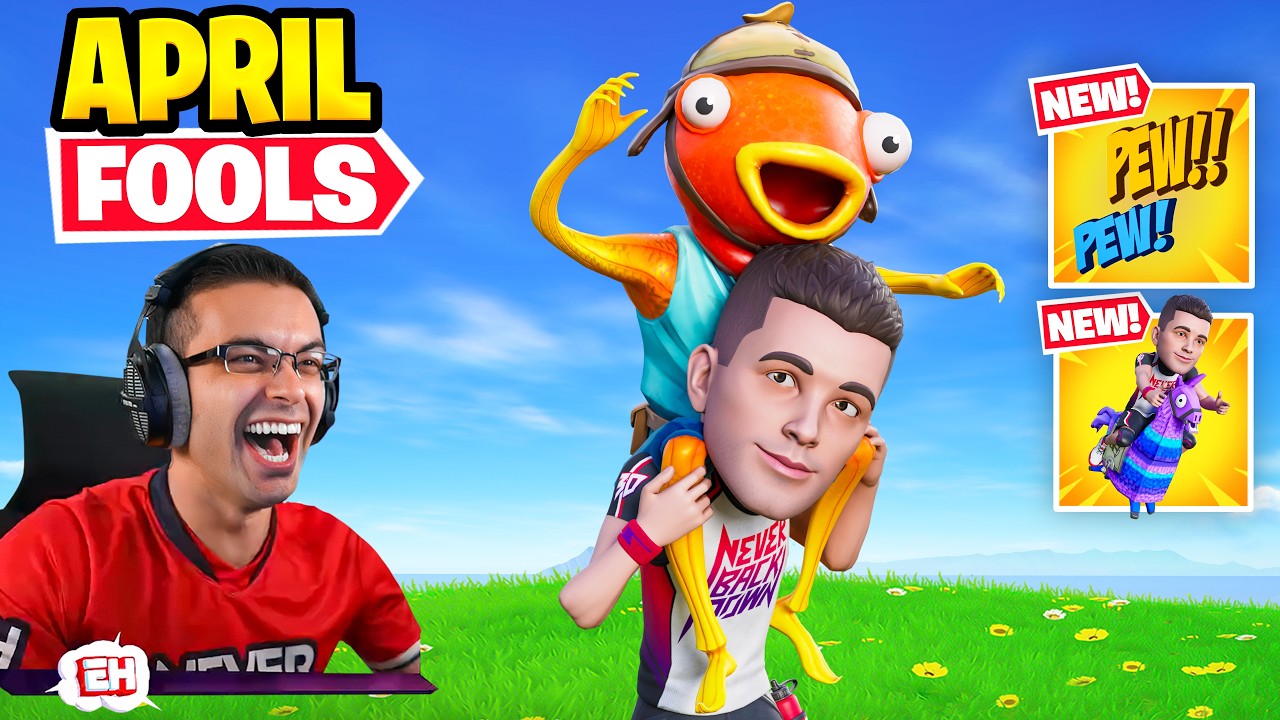 NickEh30 reacts to BIG HEADS in Fortnite!