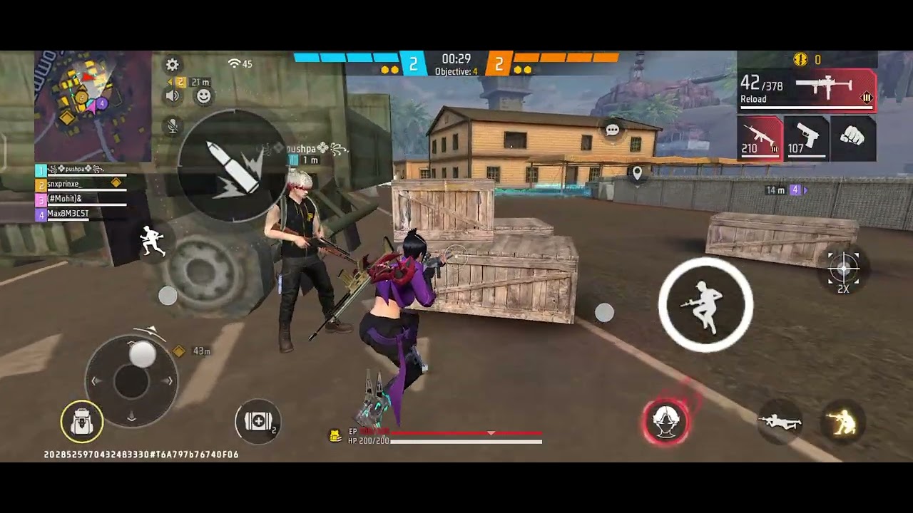 Free Fire Max 🔥🔥 👍 Game Play Video Subscribe |Crazy Gamerz 