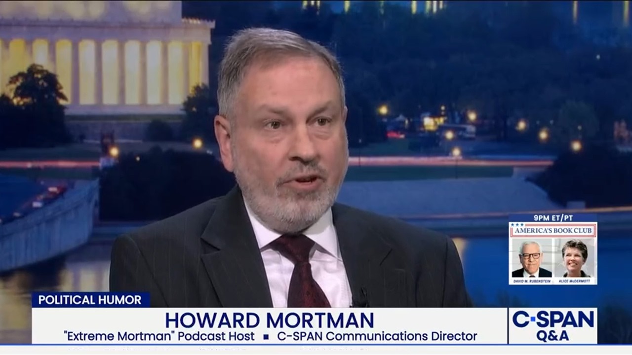 TALKING TO C-SPAN'S COMMUNICATIONS DIRECTOR @ 7 PM EST