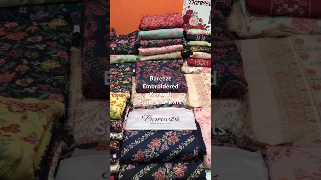 Embroidered | Bareeze Karandi | Bulk Stock for Resellers 👍🏻 #foryou