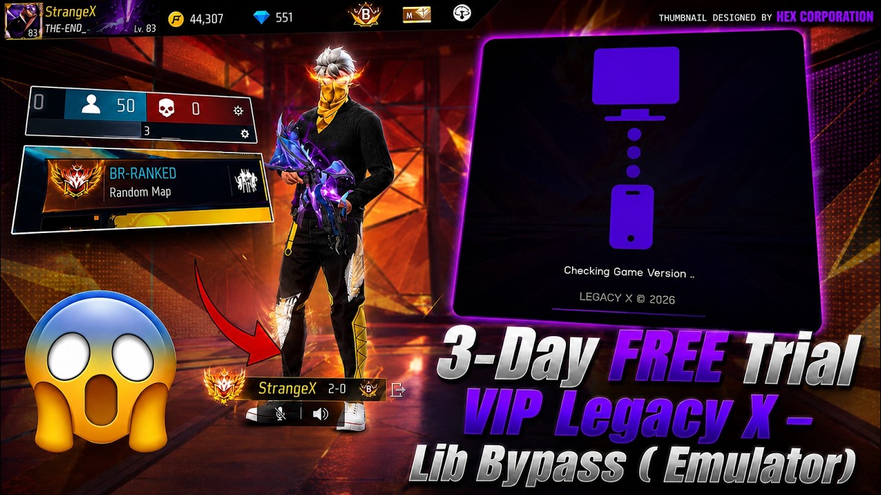 NEW FREE FIRE PC BYPASS OB54 2026 💻 EMULATOR BYPASS ⚡✅ MAIN ID SAFE | ✅ ANTI-BAN | ✅ FREE DOWNLOAD