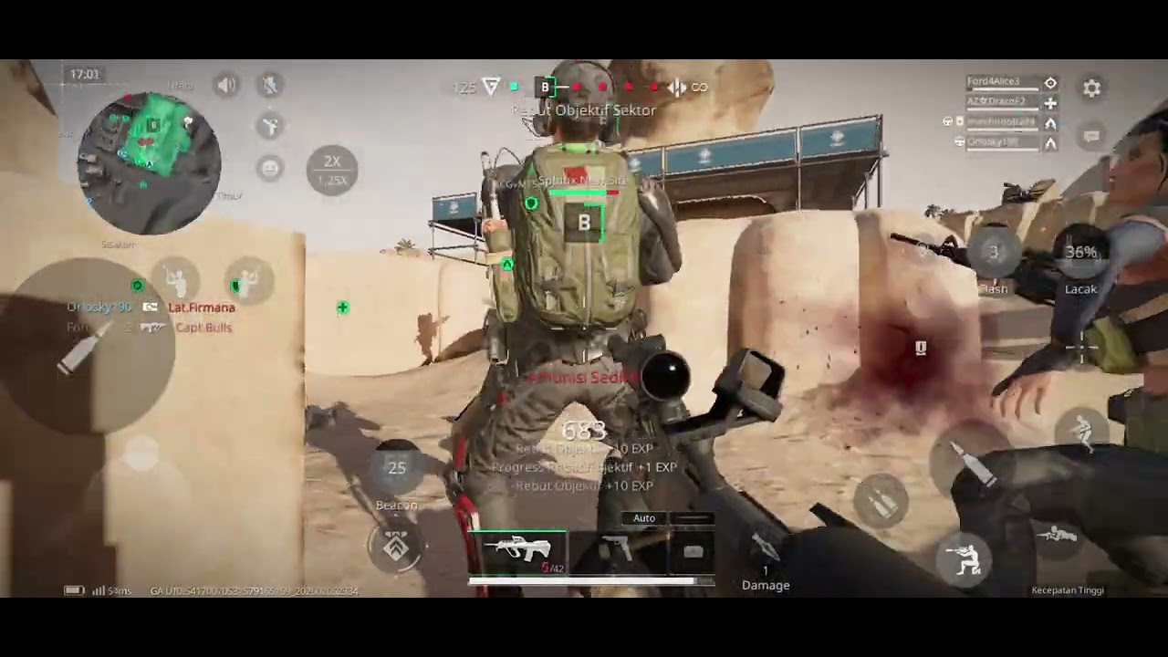 Tenyata AUG mantap juga suaranya. Delta Force Mobile