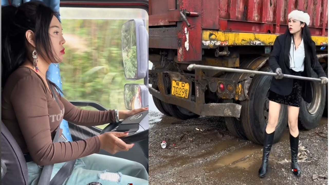 Beautiful Female Truck Driver Taotao