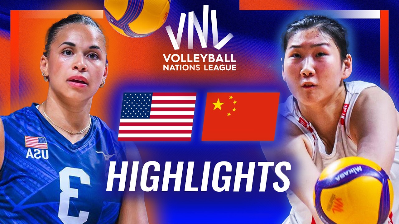 USA 🇺🇸 vs. China 🇨🇳 - Quarter Final | Highlights | Women's VNL 2026