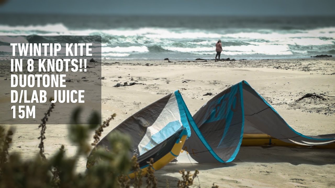 Duotone D/Lab Juice 15m Kite in 8+Knots Twin tip, Incredible Kite. Flies in as little as 5 knots!