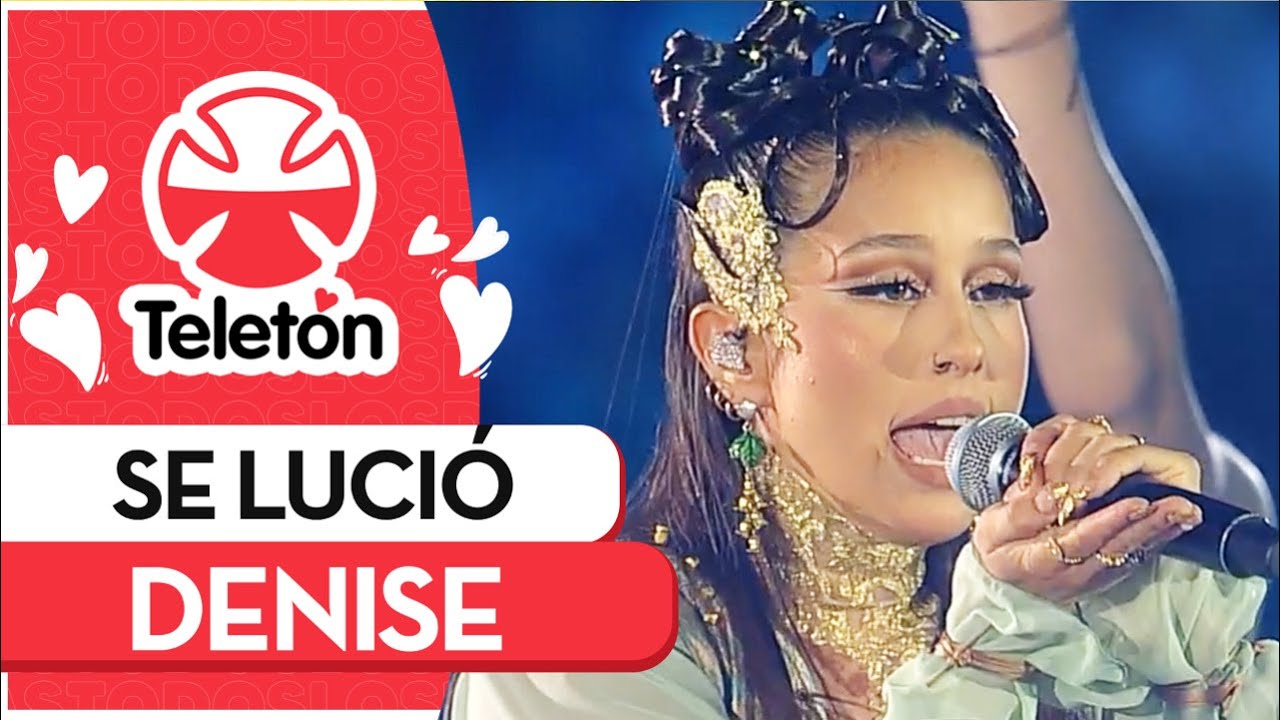 Denise Rosenthal se lució con su presentación en Teletón 2022