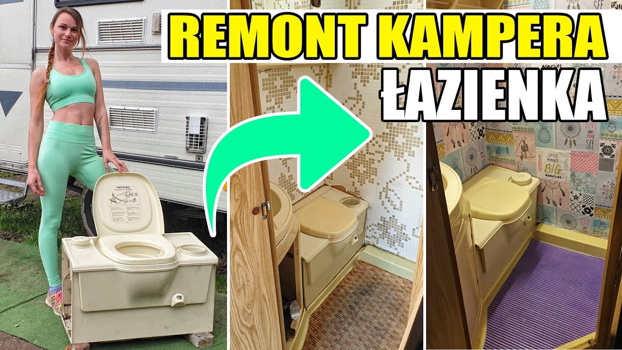 REMONT  W KAMPERZE - łazienka