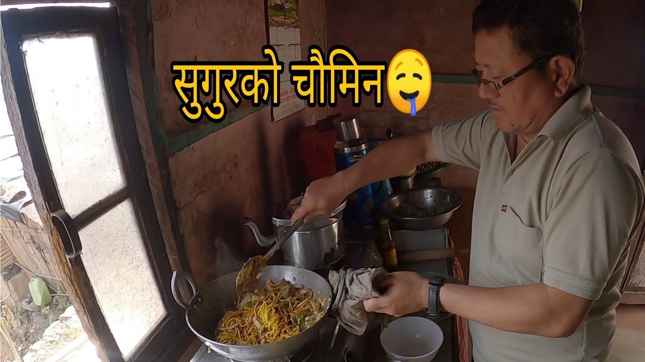 Aapa Cooked Pork(Faksya)Chowmin For Us||Super Sunday||RJ Sagar
