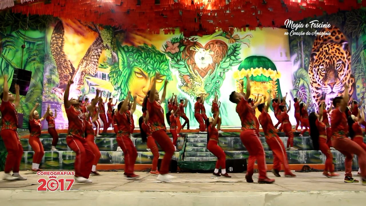 Coreografia BOI GARANTIDO 2017  - Toada:  RITUAL ESCARIFICAÇÃO