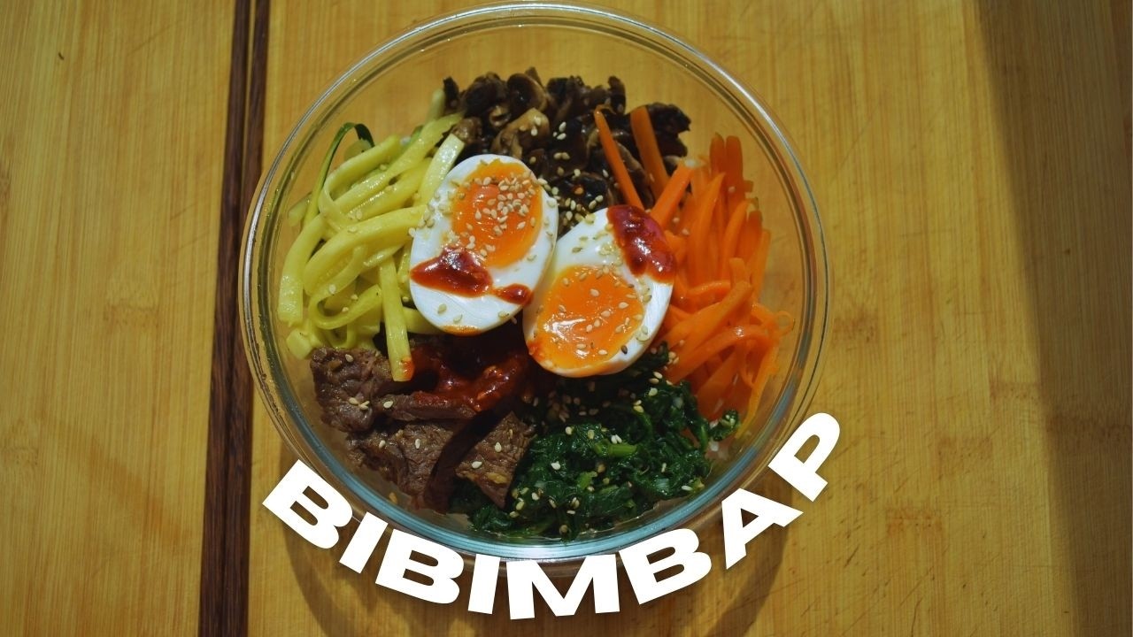 Receta de bibimbap | Corea en la oficina🇰🇷