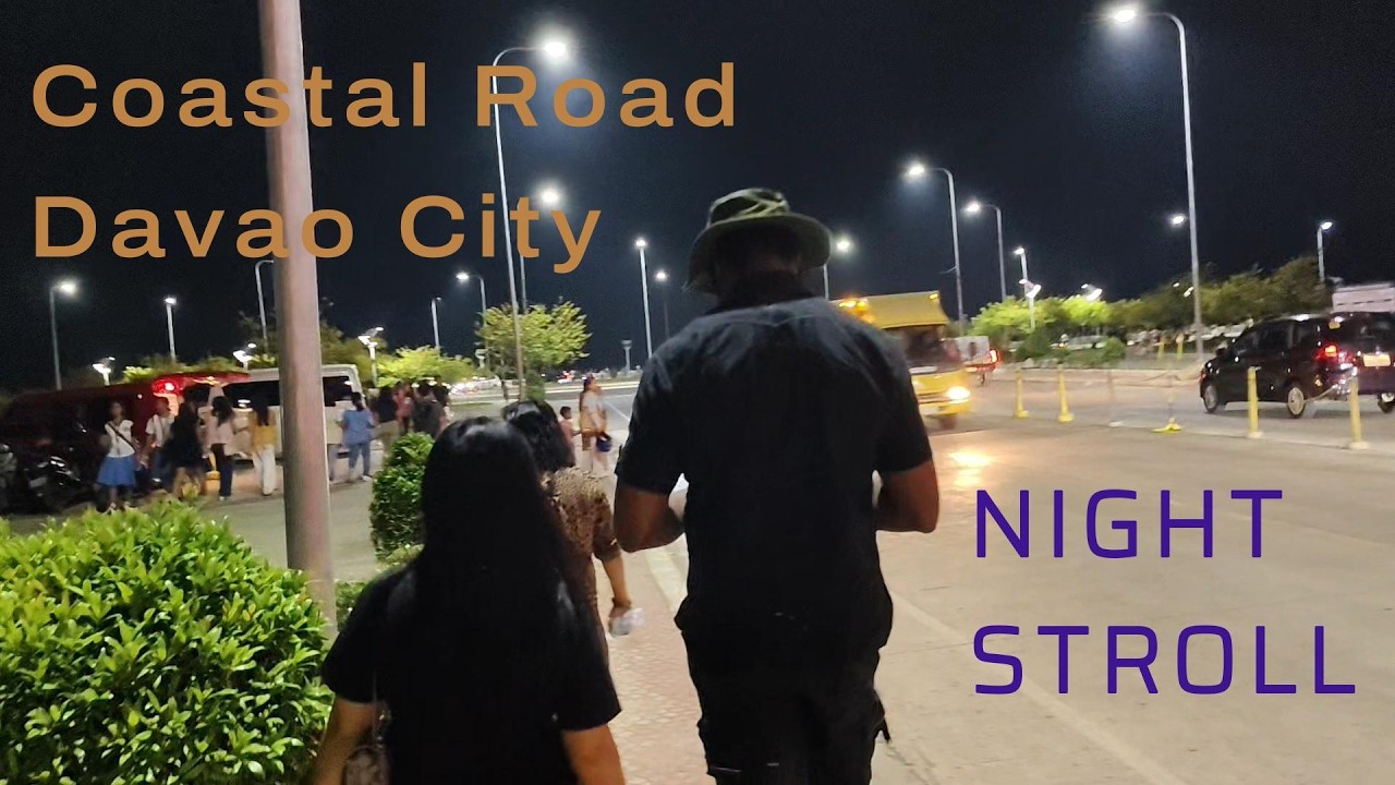 Coastal Road Night Stroll-Davao City #philippines