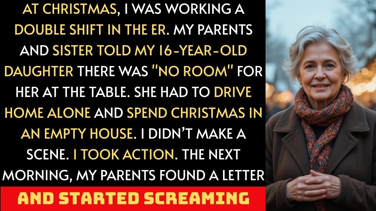 At Christmas, my parents and sister told my 16-year-old daughter there was ‘no room’ for her.