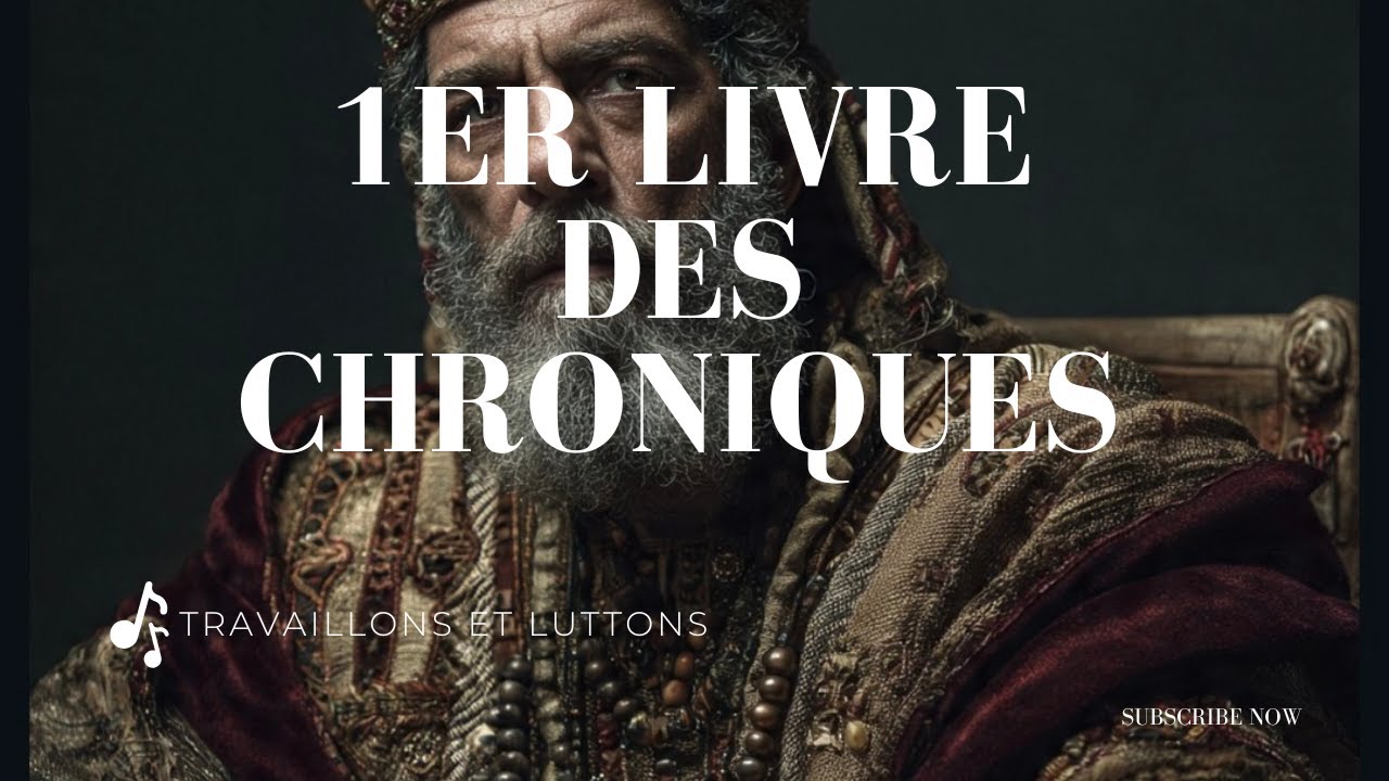 1er Livre des Chroniques, La Bible- chant: 