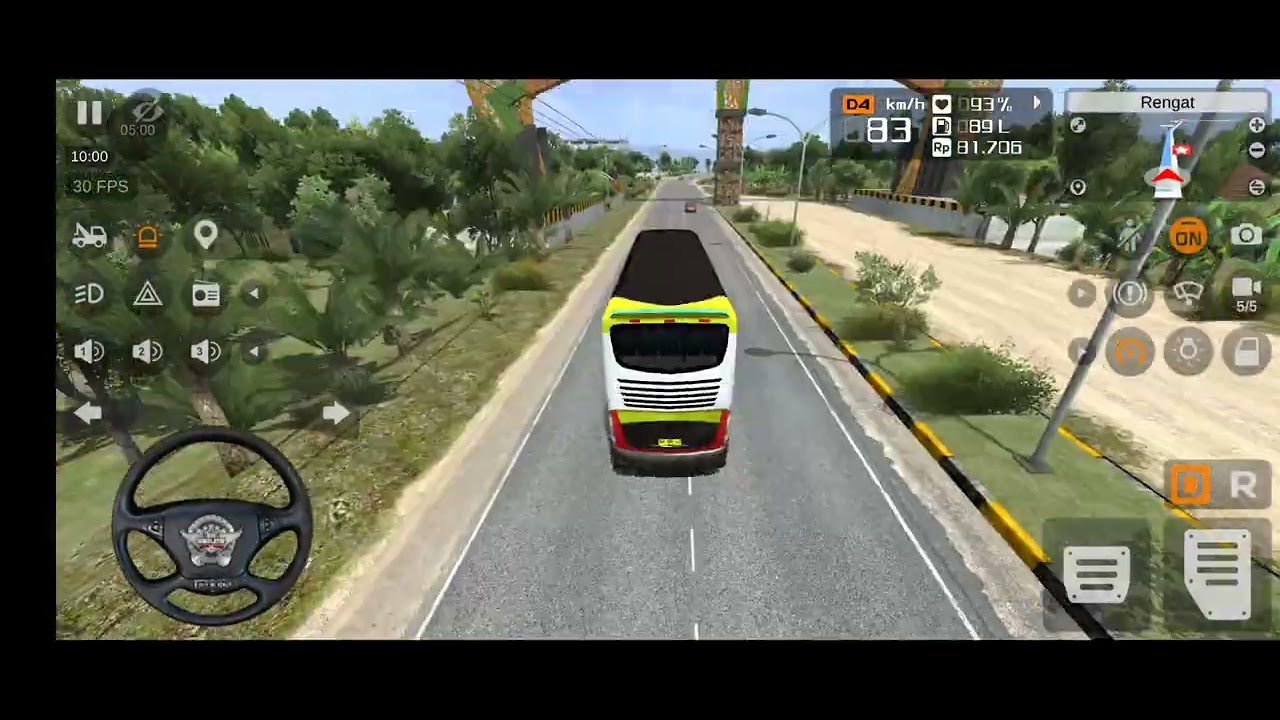 হাইওয়েতে বাসের গতির ঝড়! 🚌💨 | BUSSID Android Gameplay