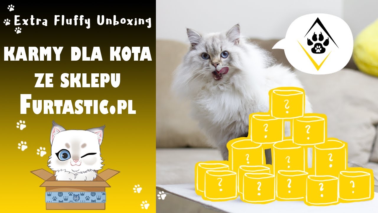Karmy dla kota ze sklepu Furtastic 😺 Extra Fluffy Unboxing 🎁