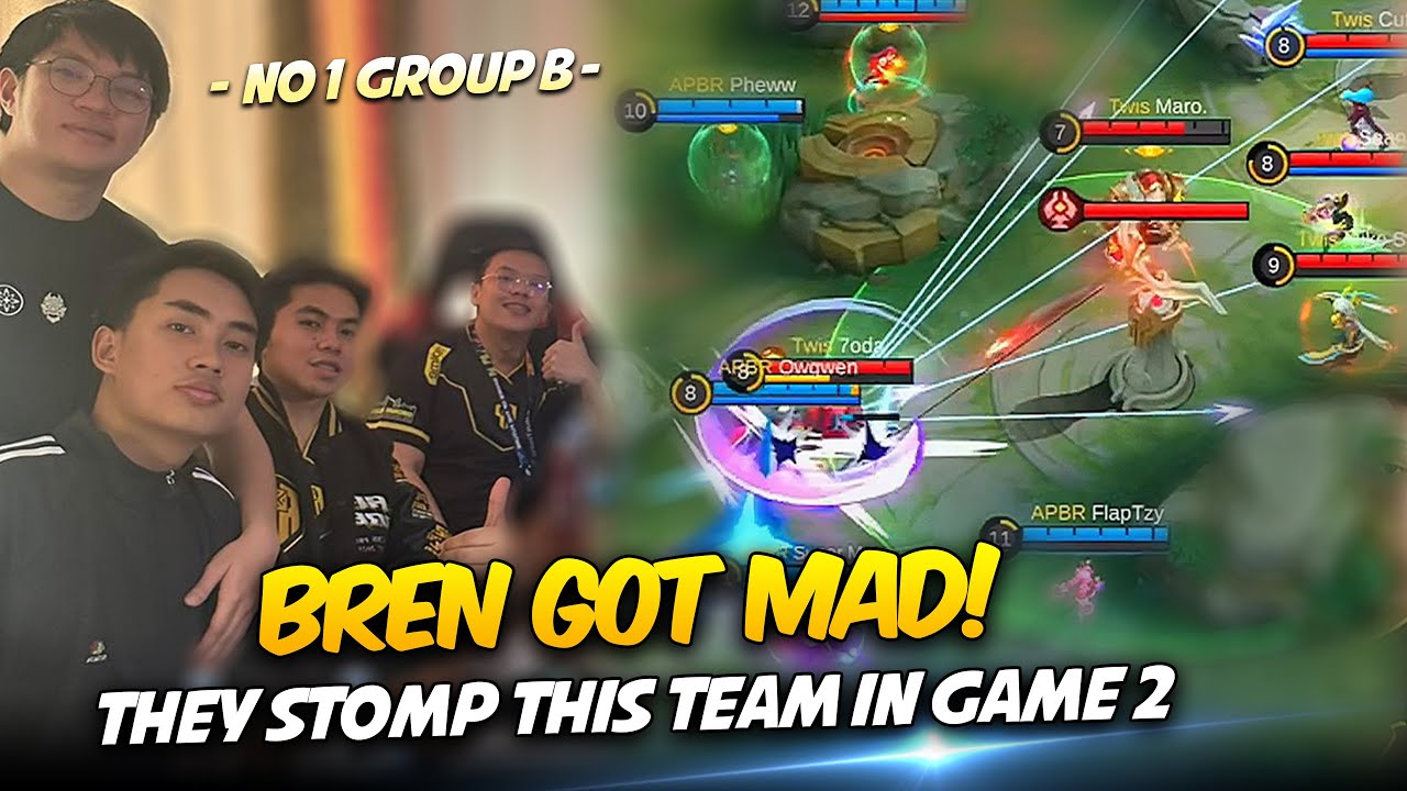 BREN GOT MAD AFTER GAME 1, SO THEY STOMP THIS TEAM in GAME 2 . . . 🥶