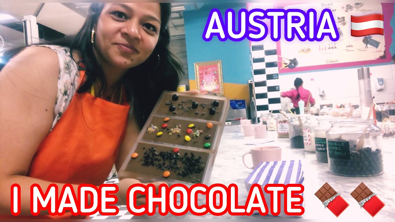 I MADE MY OWN CHOCOLATE 🍫🍫🍫 || CHOCOLATE MUSEUM- VIENNA ||SIDDHI VLOGS