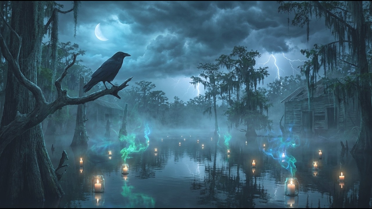 Midnight Blackwater Blues | Psychedelic Bayou Grooves for Deep Thinking