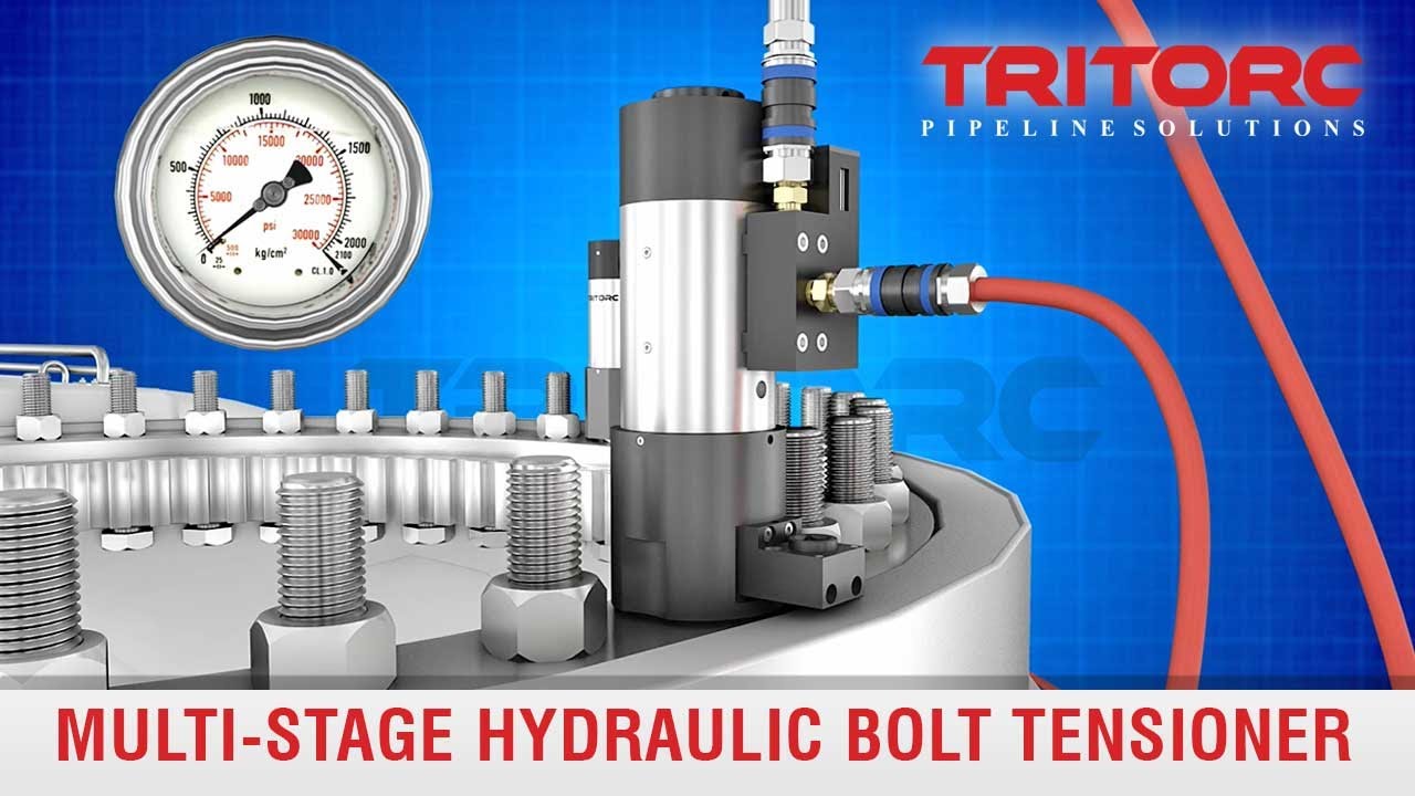 Tritorc Multi-Stage Hydraulic Bolt Tensioner - Wind Turbine Application