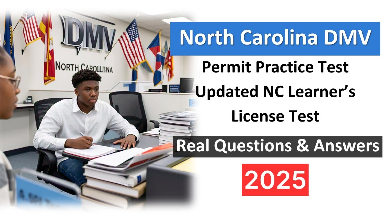 North Carolina DMV Permit Practice Test 2025 – Updated NC Learner’s License Test Questions & Answers