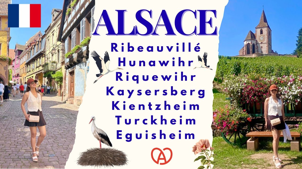 Alsace: Ribeauvillé Hunawihr Riquewihr Kaysersberg Kientzheim Turckheim Eguisheim France DRIVE