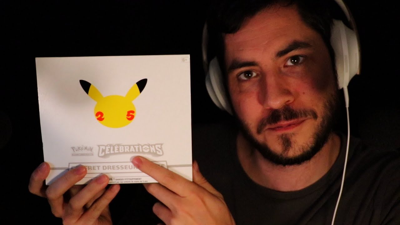 ASMR Pokemon ETB Celebrations 25 ans