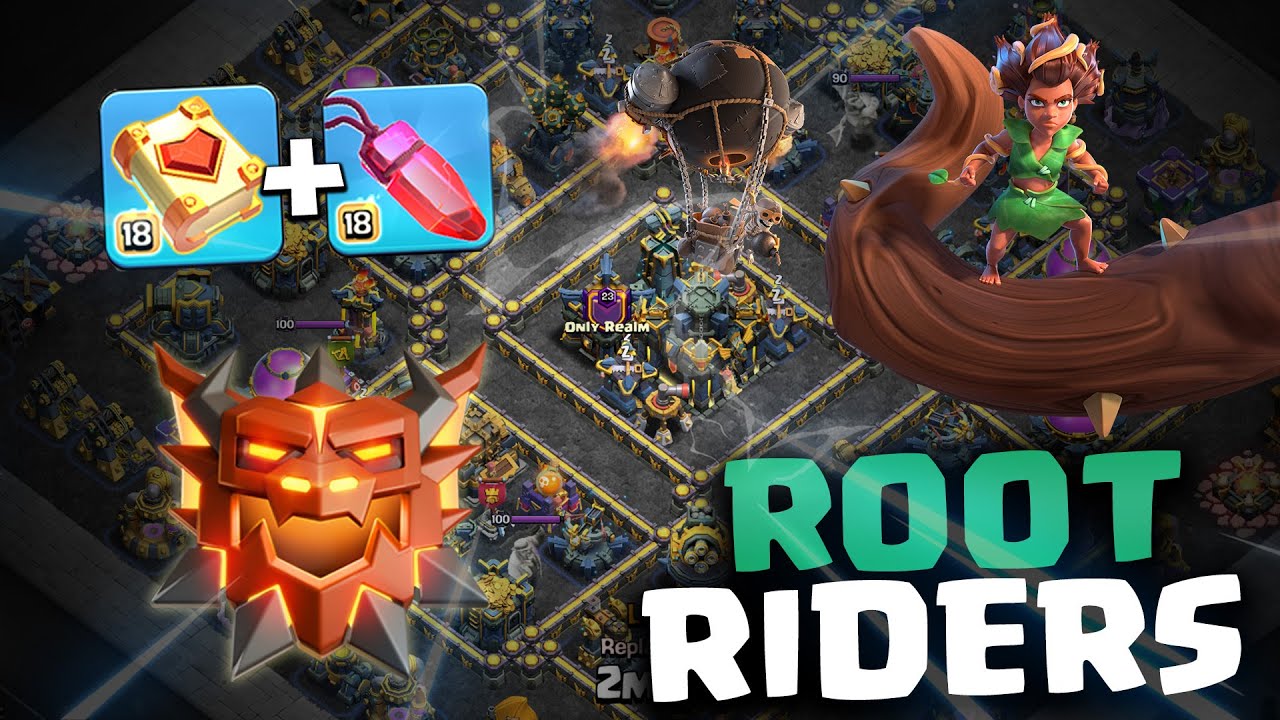 RC Charge Root Riders Attack Strategy In NEW RANKED MODE | Day 6 | Clash of Clans