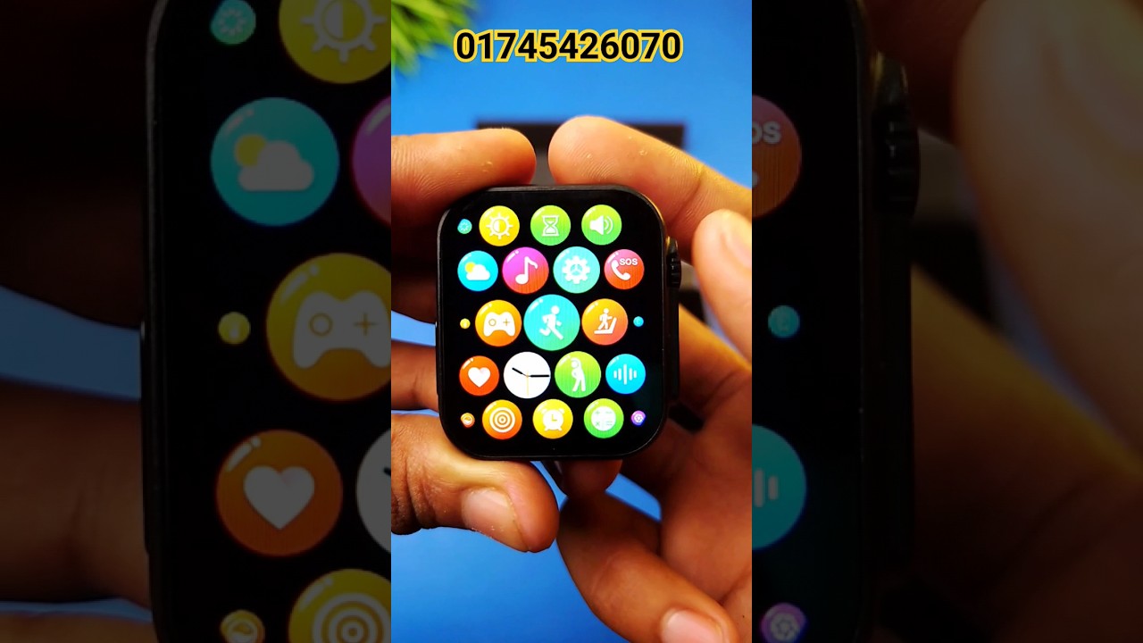 HW8 Ultra Smart Watch unboxing full review in Bangla#HW8 Ultra Smart Watch#viral shorts