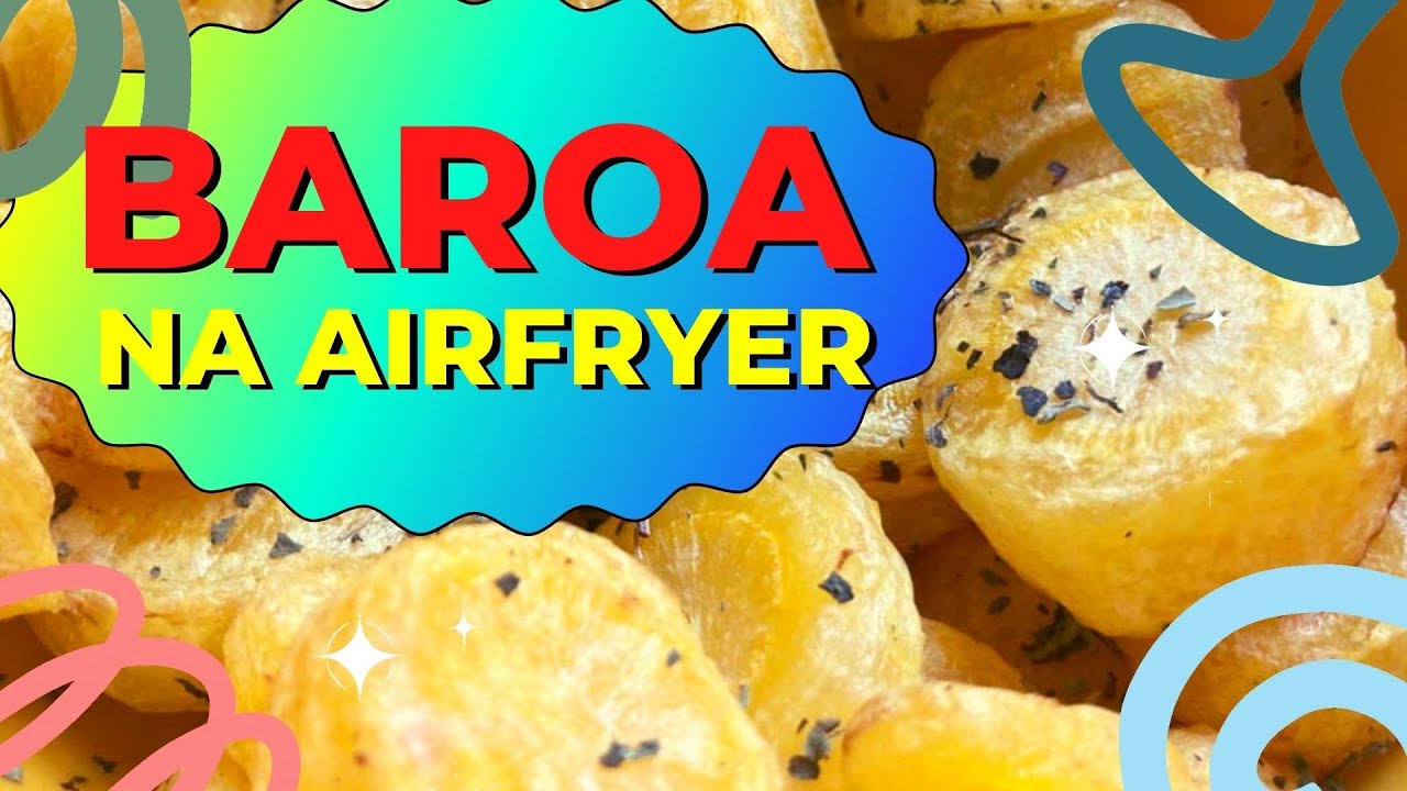 BATATA BAROA 🥔 MANDIOQUINHA na AIRFRYER