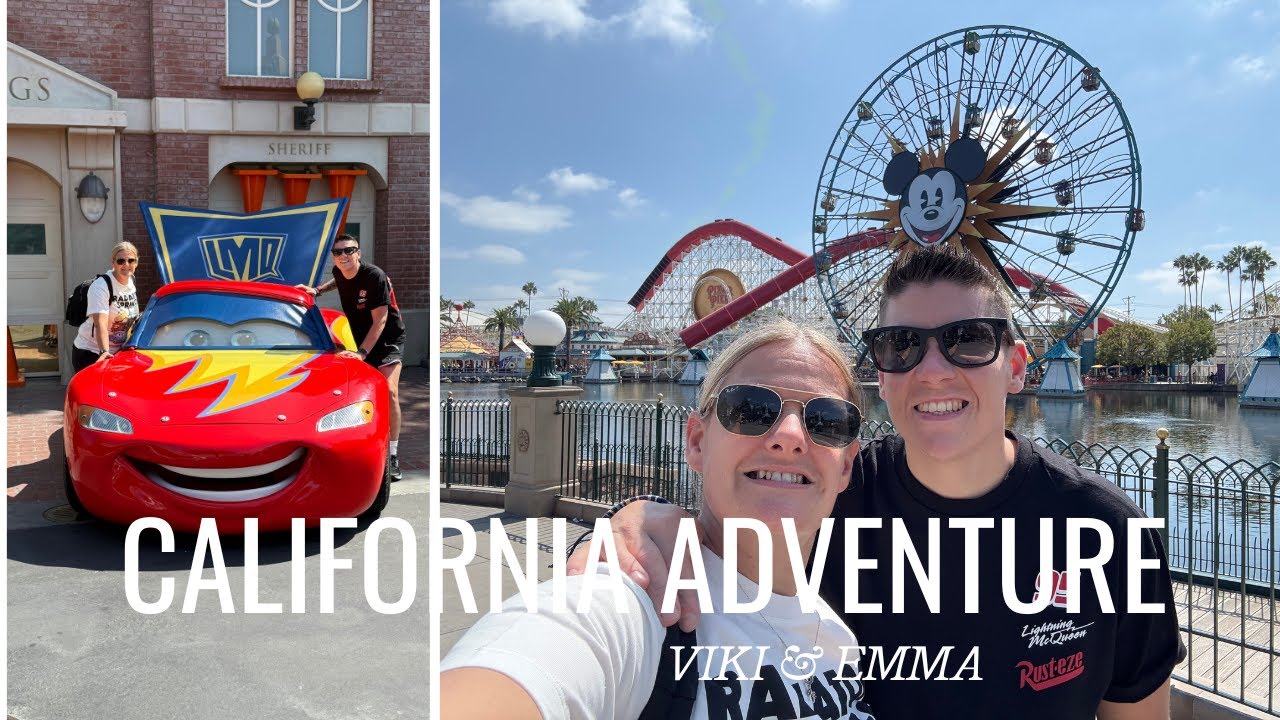 Disney's California Adventure 🎡 | Pixar Pier | Incredicoaster | Radiator Springs | World of Color