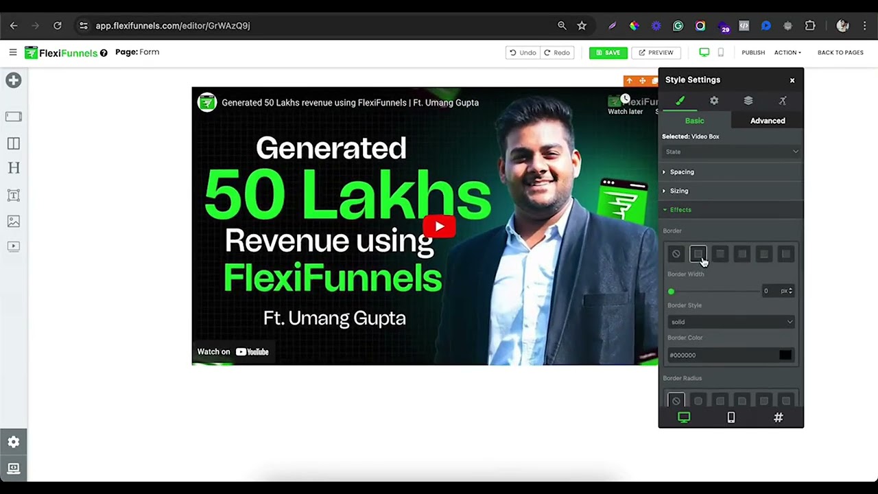 Video Elements Settings Guide | FlexiFunnels Tutorial 2025