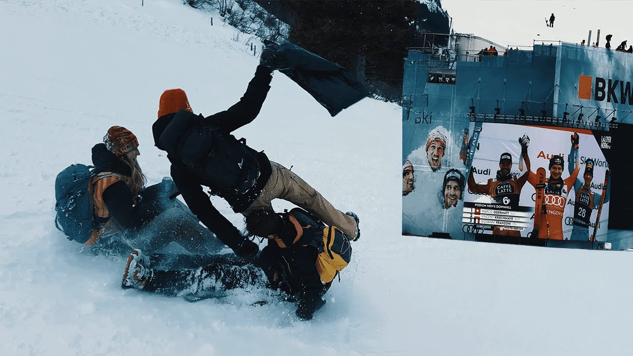 WORLDS’S CRAZIEST SKI RACE?! | LAUBERHORN WITH ATTAQUE
