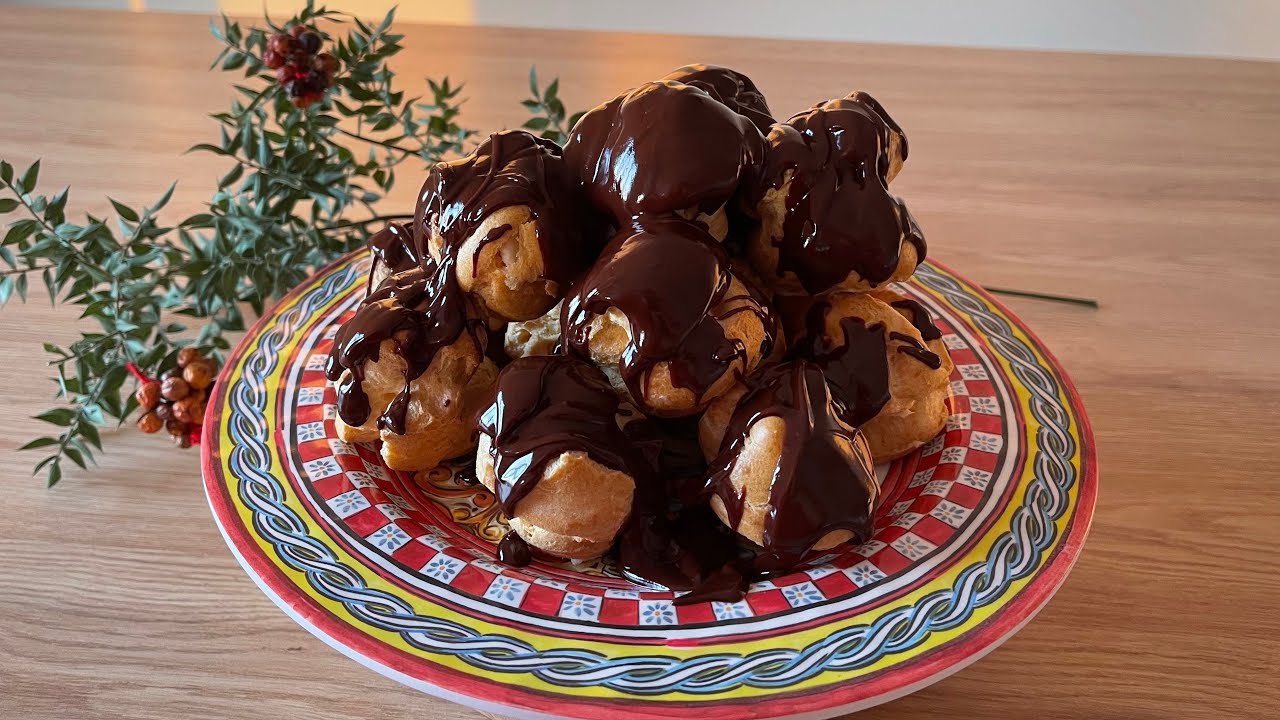 Dışı Çıtır Çıtır Pastane Usulü Profiterol Tarifi 😍👌🏼Bu Tarif Kaçmaz 🤍