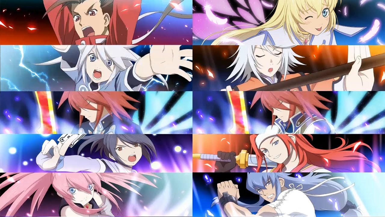 Tales of Symphonia – All Mystic Artes / Hi-Ougi Attacks в HD