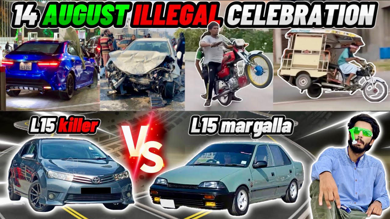 14 August Illegal Celebrations 🔥 Street Racing , Drifting & Much More 🤩 TEAM-4K
