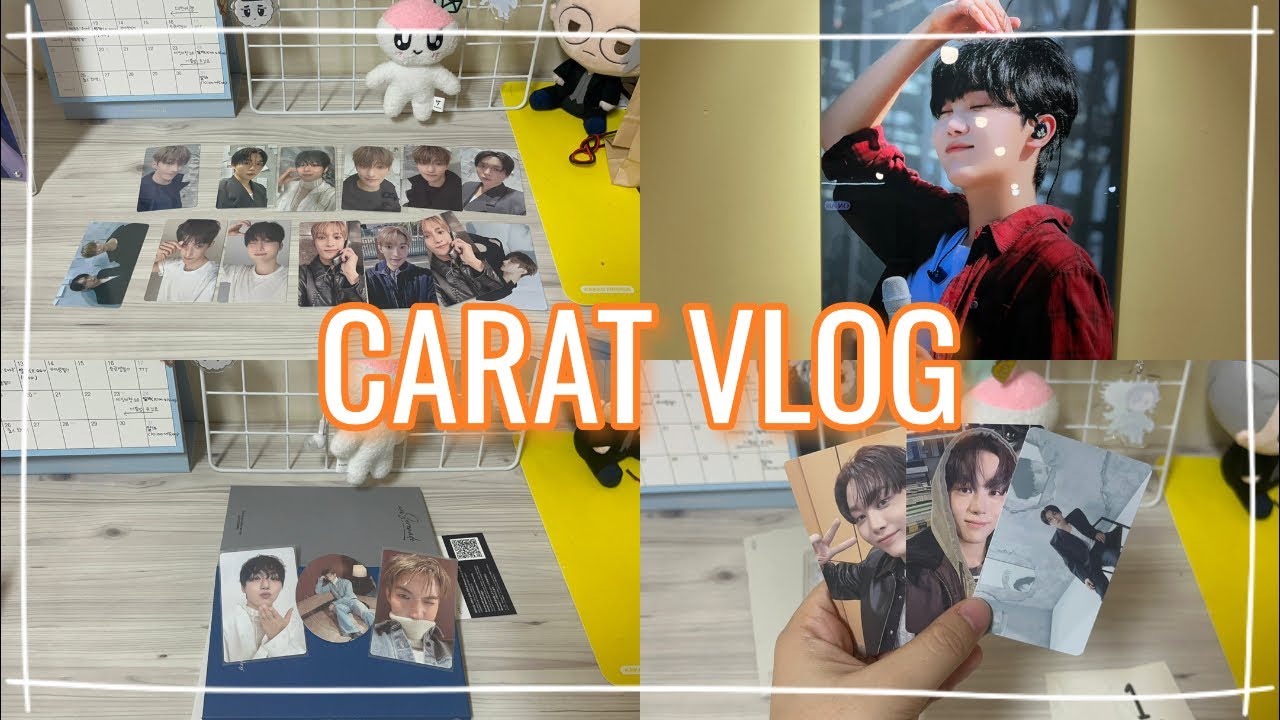 [캐럿로그💎]승관아 생일 축하해❗🧡|원래 생일은 한달이야|메보즈 'blue' 컴백 앨범깡✨|교환깡|반택깡