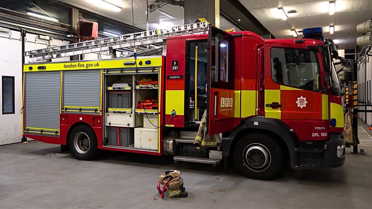 [MOBILISE-MOBILISE] Shoreditch Fire Station F241 Trumpets Turnout Tones | London Fire Brigade