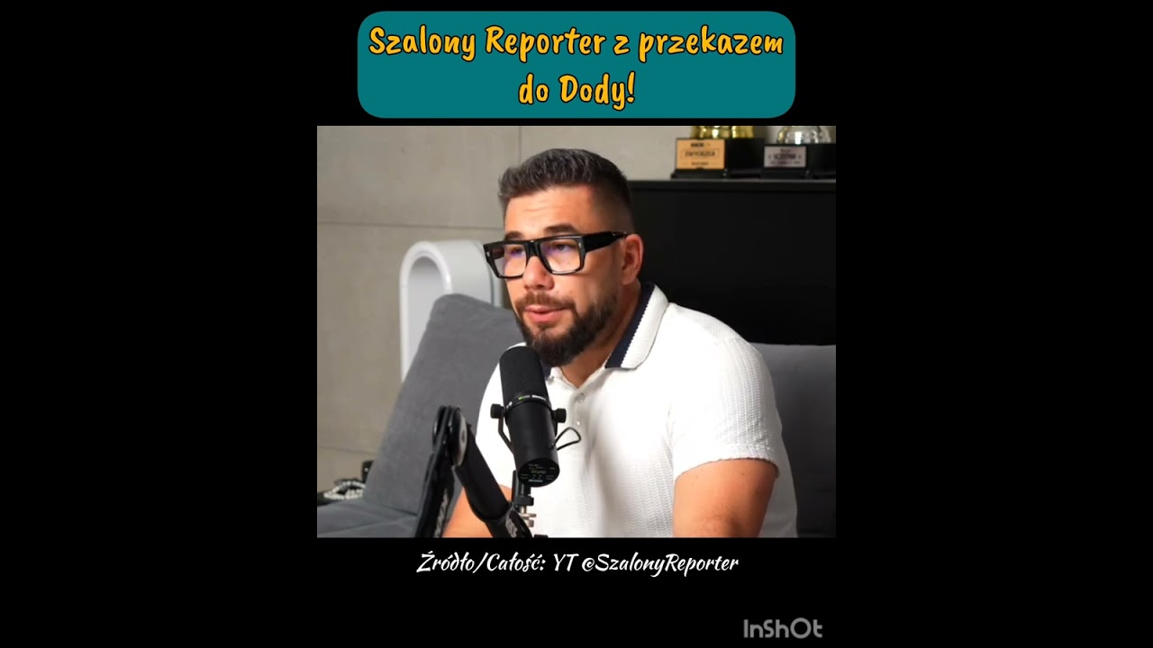 Szalony Reporter z PRZEKAZEM DO DODY! #doda #dorotarabczewska #szalonyreporter 