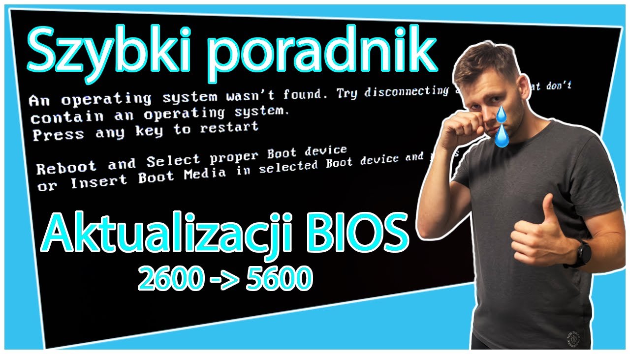 To miała być prosta aktualizacja BIOS. OPERATING SYSTEM WASN'T FOUND!