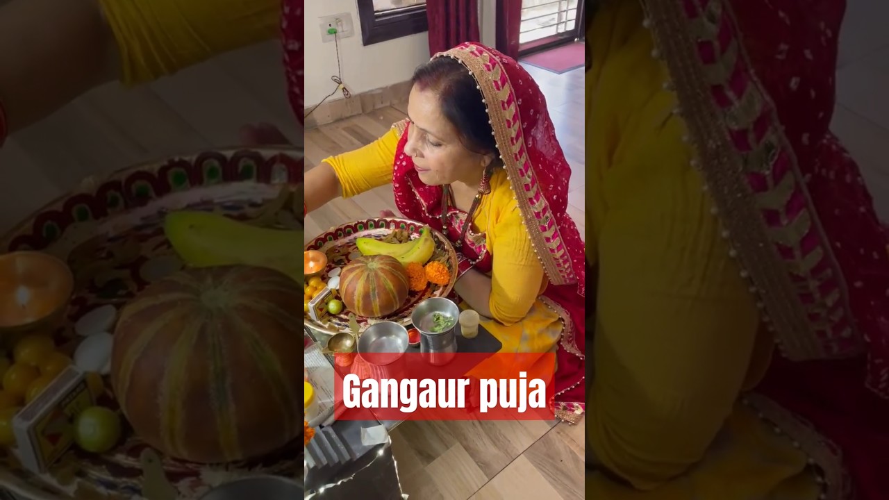 Gangaur puja | rajasthani culture | Ghoomar  #ghoomar #rajasthani #gangaur #puja #pujavidhi