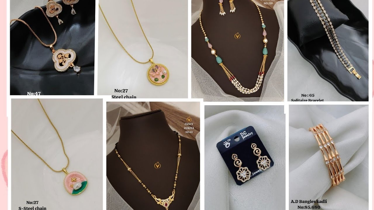 Latest designer collection | designer AD jewellery | exclusive stylish jewellery ‎⁨@Meesho⁩  