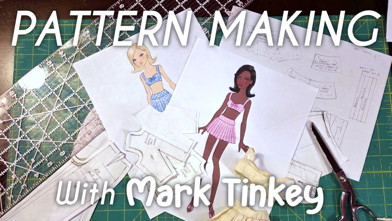 Pattern Making Tutorial: Designing Vintage Swimsuits for Dolls with Mark Tinkey