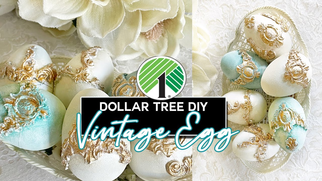 Dollar Tree DIY: Vintage egg minis