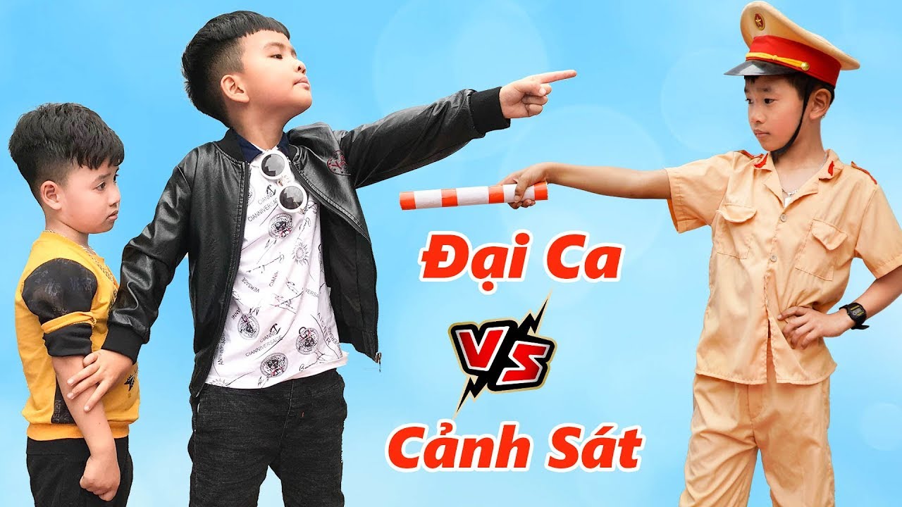 Đại Ca Đối Đầu Cảnh Sát - Dạy Bé Cảnh Giác Với Người Lạ ♥ Min Min TV Minh Khoa