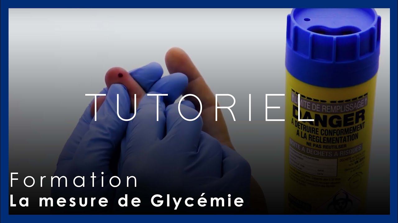 La mesure de glyc&eacute;mie