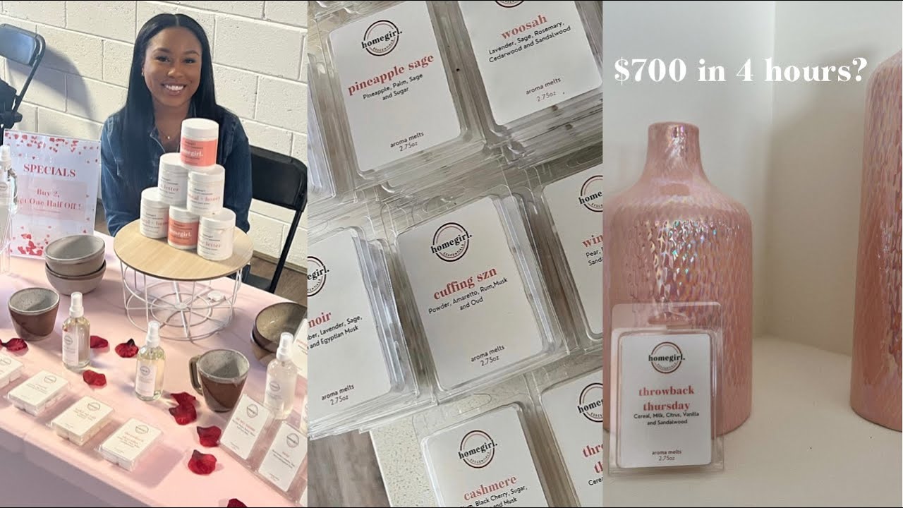 VLOG: MY FIRST POP UP SHOP, $700+ IN 4 HOURS, TABLE SET UP, LABELS, DO'S & DON'TS