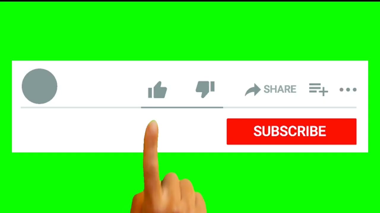 Subscribe and bell icon intro and sound without copyright | animation subscribe button | Green Clips
