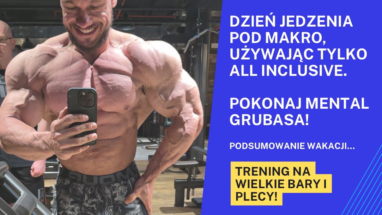 DZIEŃ JEDZENIA ALL INCLUSIVE I TRENING BARKI I PLECY I WYZBĄDŹ SIĘ MENTAL'U GRUBASA I EGIPT VLOG 2/2